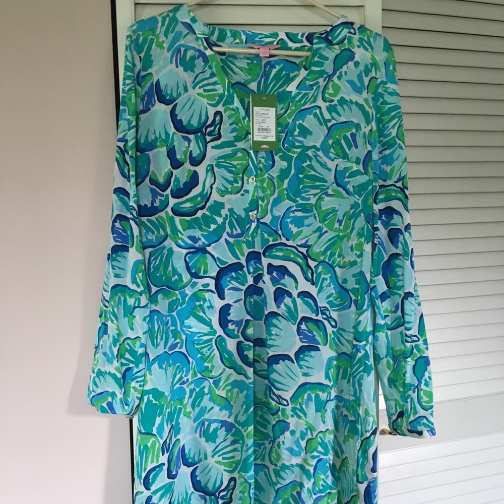 Silk dress size M